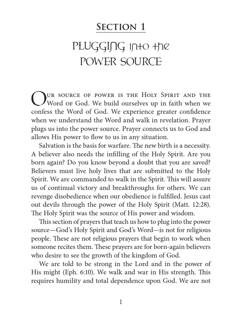 Prayers That Rout Demons Pdf Born Again Jesus