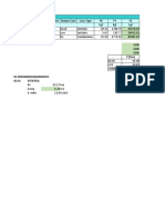 Joint design reactions table