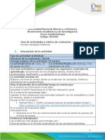 Guía de Actividades y Rúbrica de Evaluación - Unidad 1 - Fase 1 - Revisar Aspectos Históricos