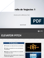 DN1 Elevator Pitch y BMCanvas Final