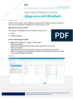 How To Debug Voice With Wireshark: Audiocodes Quick Reference Guide