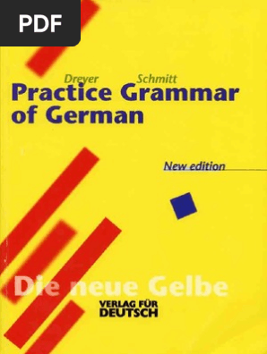Practice Grammar Of German Semantic Units Grammatical Conjugation