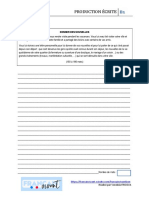 PDF Sujet Production Ecrite Delf b1 Donner Nouvelles