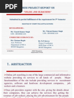 Download online job searching project presentation by umesh718 SN53247044 doc pdf