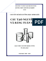 Chuyên đề Nguyên tử và bảng tuần hoàn