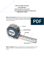 Herramientas Manuales de Medicion, Verificacion, Comparacion y Trazo