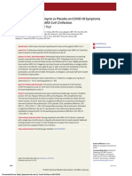 Effect of Oral Azithromycin Vs Placebo On Covid-19 Symptoms in Outpatients With Sars-Cov-2 Infection A Randomized Clinical Trial