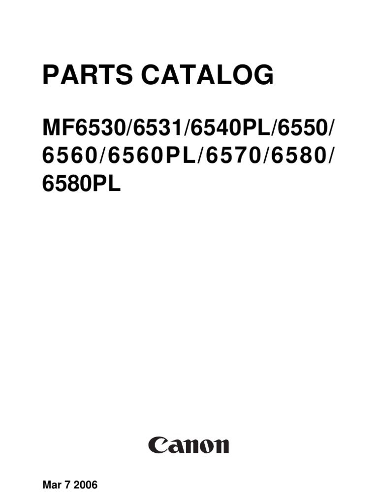 mf6500 Series-Pc | PDF | Manufactured Goods | Equipment