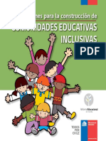 Orientaciones Para La Construcción de Comunidades Educativas Inclusivas