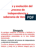 Expo Historia y Evolucion Del Proceso de Independencia