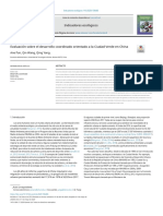 Assessment On The Coordinated Development Oriented To Green City in China - En.es