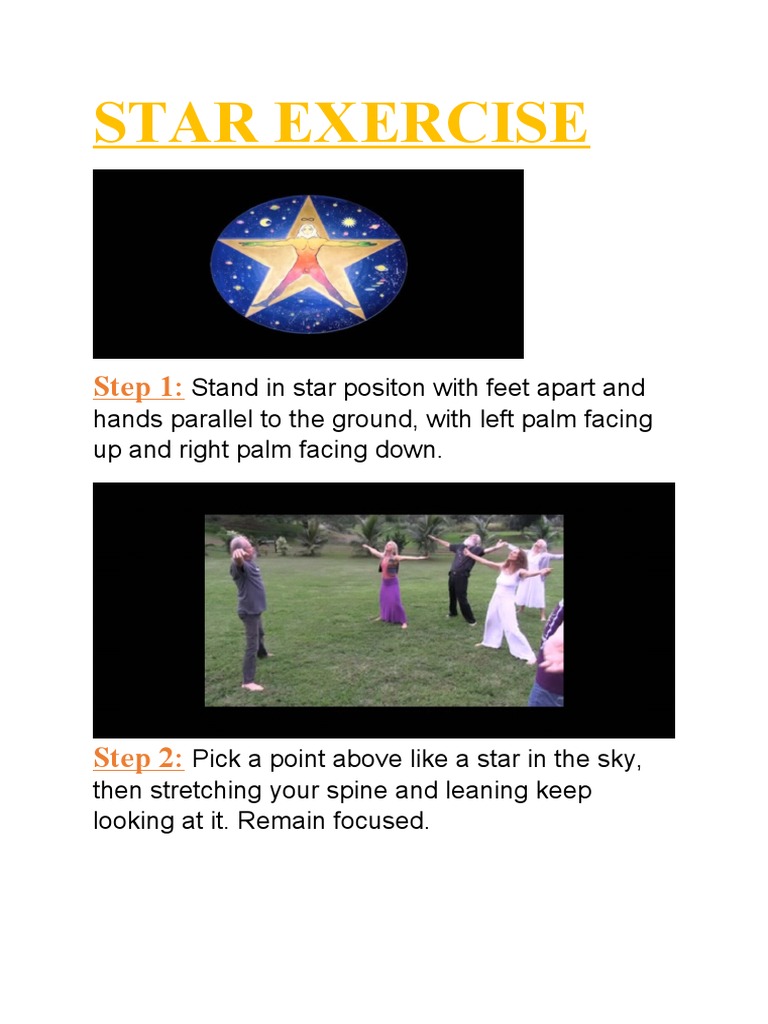 Star Exercise for Energy and Focus | PDF | Philosophy | Wellness