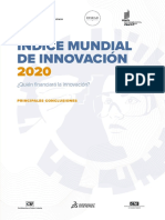 Indice Mundial de Innovación 2020