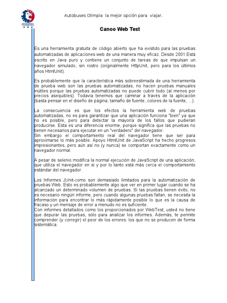 Canoo WebTest | PDF | Script Java | HTML