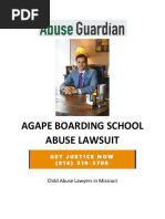 Agape Child Abuse Lawsuit: JP Vs Agape Baptist Church Et Al