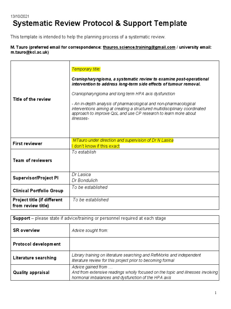 Syst Revw Schematic Summary | PDF | Health Sciences | Diseases And ...