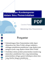 Pendekatan Kontemporer