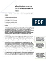 Impacto de La Aplicación de Un Proceso Contable y Gestión de Inventarios para La