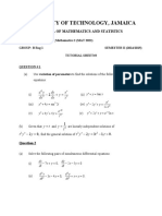 MAT2022 B Engineering Mathematics 2 Work Sheet 3