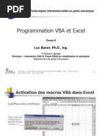 Cours Polytech Montreal VBA-Excel