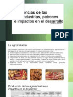 Tendencias de Las Agroindustrias. FAO