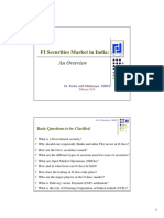 FI Securities Market in India:: An Overview