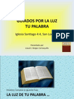 Biblia -Tu Palabra Me Ilumina, Iglesia Santiago 4.4