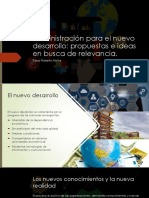 Administración para El Nuevo Desarrollo