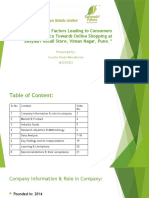 A Study On Factors Leading To Consumers PPT Cps
