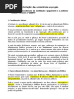 Modalidades de licitação