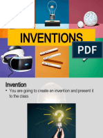Inventions-practical activity