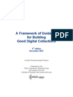 A Framework of Guidance for Building Good Digital Collections - 3rd Edition