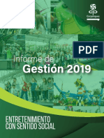 Informe de Gestion Corparques 2019