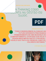 Design Thinking Como Ferramenta Na Gestão em Saúde