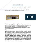 Evolução das calculadoras desde o ábaco até as modernas