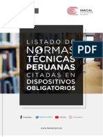 Normas Tecnicas Peruanas Obligatorias 2021 - Inc Salud PDF