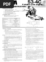 Thunder Tiger PRO Engine Overview | PDF | Carburetor | Throttle