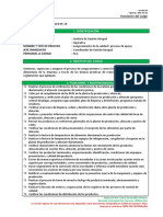 Perfil Analista de Gestón Integral