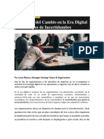 Gestión Del Cambio en La Era Digital