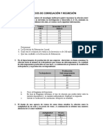 Ejercicios de Correlación y Regresión