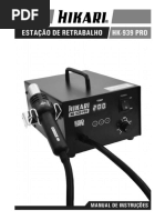 MANUAL ESTACAO RETRABALHO HK-939-PRO