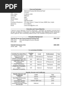 Contoh Cover Letter Dan Resume