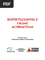 BIOFERTILIZANTES (com carvão) E CALDAS ALTERNATIVAS