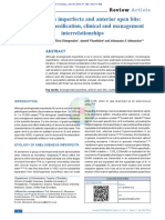 Amelogenesis Imperfecta and Anterior Open Bite: Etiological, Classification, Clinical and Management Interrelationships