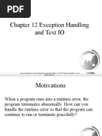 Chapter 12 Exception Handling and Text IO