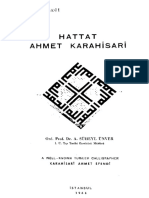 Ünver HATTAT AHMET KARAHİSARÎ