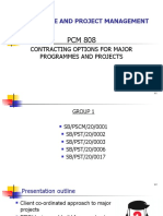 PPM Contracting Options G1