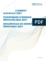 IRENA Renewable Energy Statistics 2021