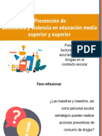 Prevención de adicciones en la escuela