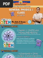 General Physics 1 - Lesson 1